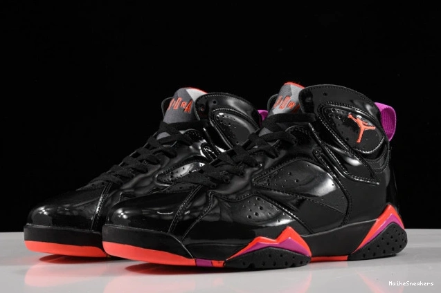MaikeSneakers Jordan 7 Black Patent Retro Air 313358-006 0805